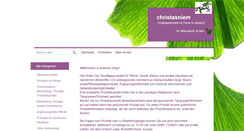 Desktop Screenshot of christasniem.de